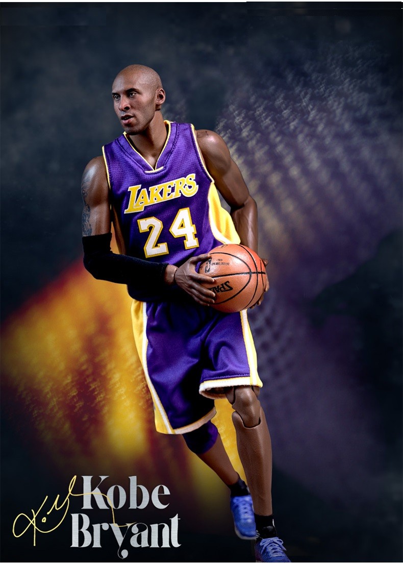NBA X Enterbay Kobe Bryant 1/6 Scale 12 Inch Figure With Bonus Silver Shoes | #439680927